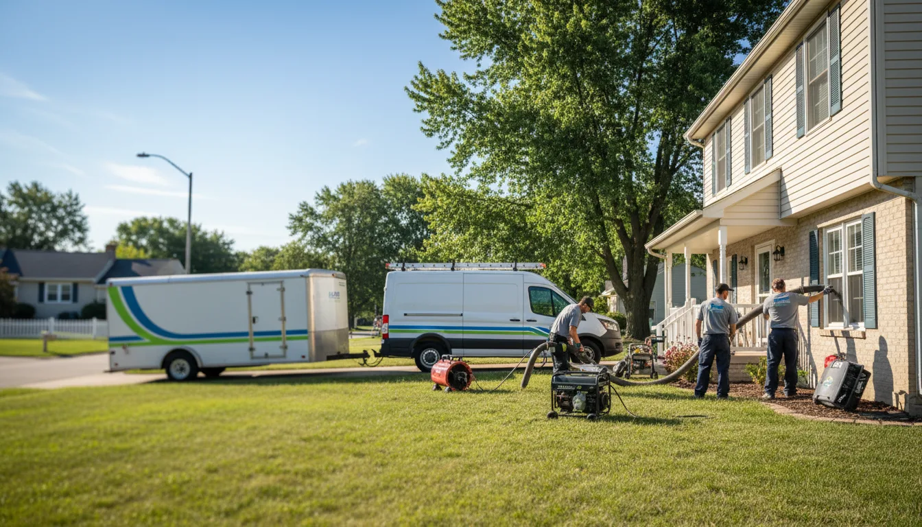 Flooded Basement Restoration And Cleanup With Repair in Ravenna, MI near me